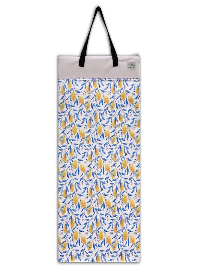 Ecoable Large Wet Dry Bag: Travel Tote Organizer for Diapers, Laundry, Beach, Pool, Stroller, Dirty Gym Clothes, Swimsuits (Lemon) - Image 1